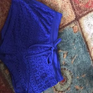 Blue shorts